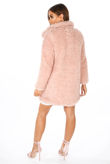 Pink Super Soft Borg Coat