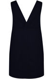 Black O Ring Dungaree Dress