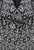 Mono Aztec PU Sleeve Jacket 