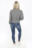 Denim Double Ripped Mid Wash Jeans