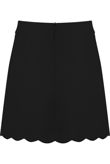 Black Scallop Edge Skirts 