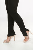 Black Ankle Slit Leggings