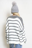 Grey Striped Jumper