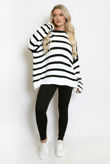 Black Striped Jumper