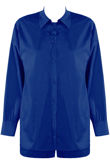 Royal Blue Shirt & Shorts Set