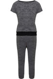 Dark Grey Short Sleeve Shirt and Three Quarter Trouser Suit