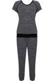 Dark Grey Short Sleeve Shirt and Three Quarter Trouser Suit
