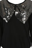 Mix pack Sequin Bow Trim Round Neck Jumper