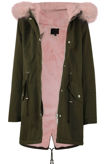 Rose Fur Line Khaki Parka