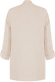 Tailored Waterfall Beige Blazer