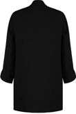 Tailored Waterfall Black Blazer