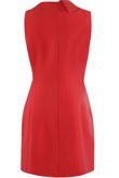 Red Ring Shoulder Sleeveless Blazer Dress