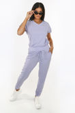 Lilac Sleeve Boxy Loungewear set