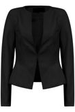 Black Collarless Blazer 