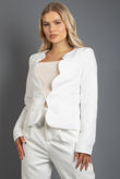 Textured Scallop Blazers