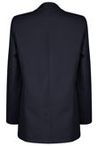 Black Over Sized Open Blazers