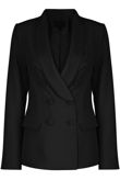 Black Double Breasted Pink Blazers