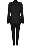 Double Breasted Blazer & Straight Pant Suit