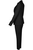 Double Breasted Blazer & Straight Pant Suit