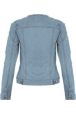 Pearls Trim Denim Jacket 