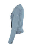 Pearls Trim Denim Jacket 