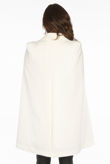 Cream Tailored Long line Cape Blazer