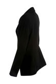 Black Double Breast Two Button Blazer