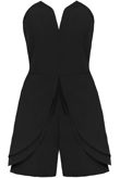 Black Layered Bandeau Playsuit 