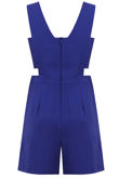 Royal Blue Side Cut Out Playsuit