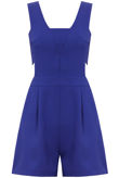Royal Blue Side Cut Out Playsuit