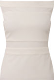 Off The Shoulder Bardot Netted Bodycon Dress