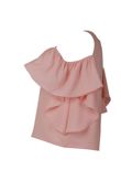 Rose Cold Shoulder Crop Top