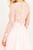 Rose Floral Crochet Netted Tops