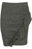 Gingham Ruffled Skirt