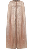 Rose Glitter Embellished Cape