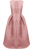 Rose Organza Dip Back Prom Dress