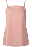 Rose Floral Lace Insert Top