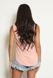 Pink Front Pleat blouse