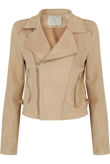 Beige Suede Beaded Jacket