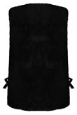 Ribbon Knot Up Shaved Fur Gilet