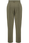 Khaki Button Up Straight Leg Pants