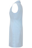 Blue Longline Tailored Sleeveless Blazer