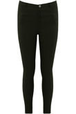  Khaki Button Up Stretch Legging