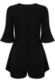 Black Lace Intricate Playsuit 