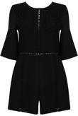 Black Lace Intricate Playsuit 