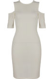 White Cold Shoulder Bodycon Dress