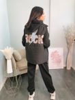 Black Rock Embellished Gilet Loungewear Set