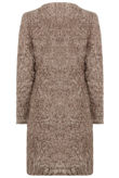 Bronze Long Beige Mohair Coat