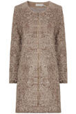 Bronze Long Beige Mohair Coat