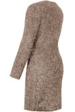 Bronze Long Beige Mohair Coat